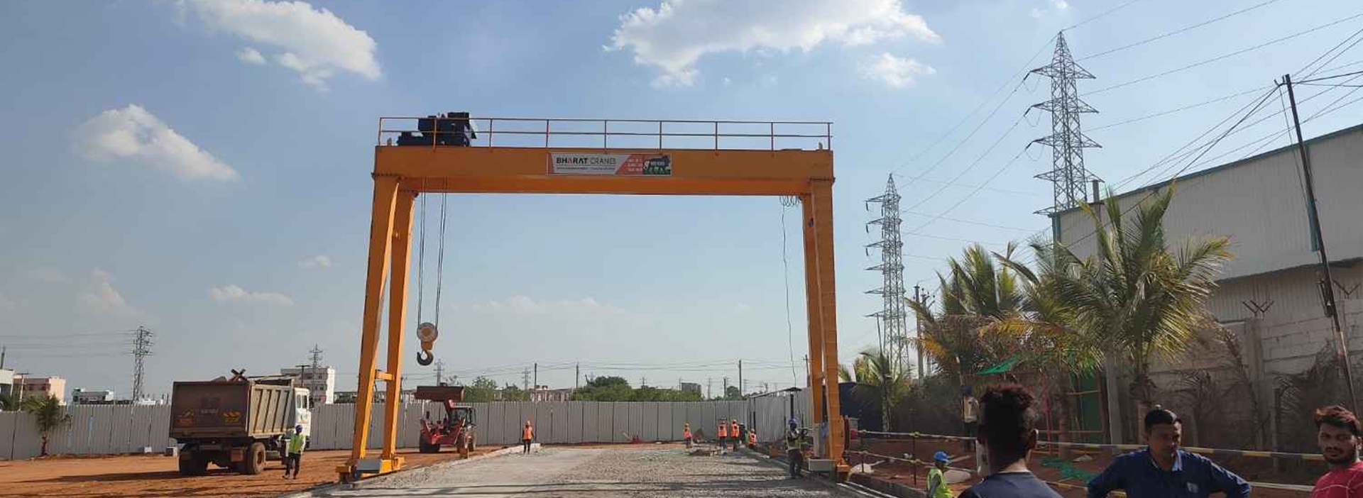 Double girder gantry crane