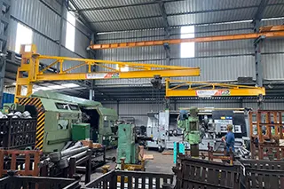 column mounted jib crane