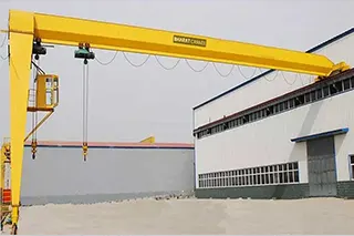 single girder semi gantry crane