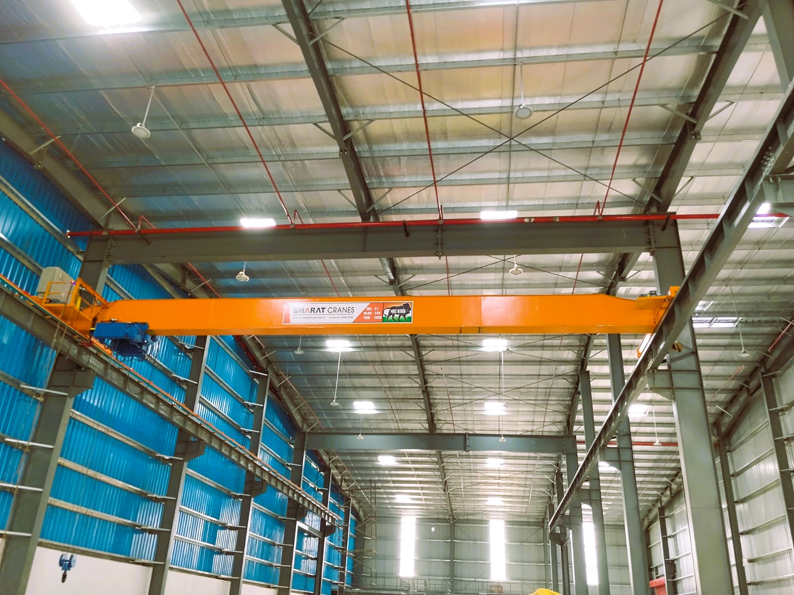 5 Ton Single Girder EOT Crane Installed at WELL SPRING PVT LTD, Nagpur | EOT Crane Manufacturer in India